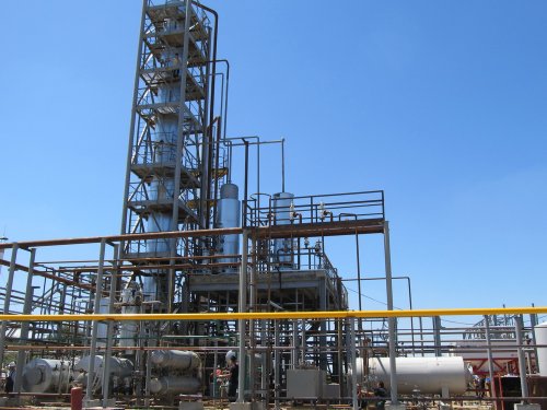 К востоку от завода Нефтебитум-КНГК подготовлена площадка для нового строительства
