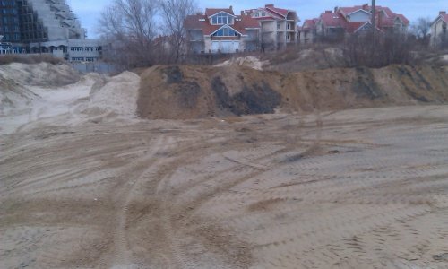 Незаконная добыча песка в Анапе