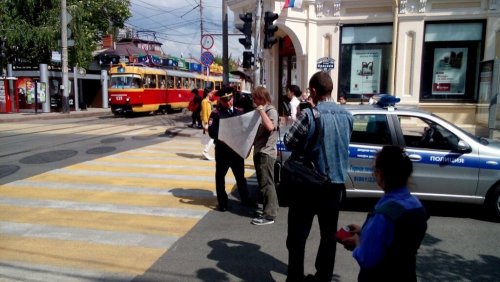 (2014.05.01) Пикет в защиту Евгения Витишко и задержание