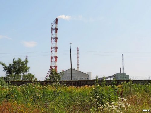 Отвалы фосфогипса на Белореченском химкомбинате