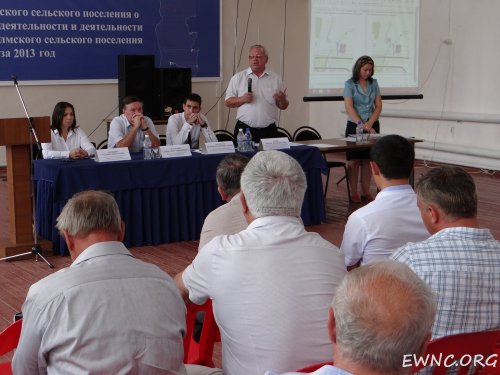 (2014.07.10) Публичные слушания по полигону ТБО в станице Холмской