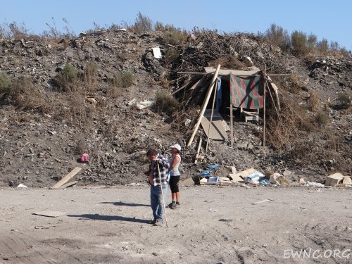 (2014.09.03) Горящая свалка в Ейском районе