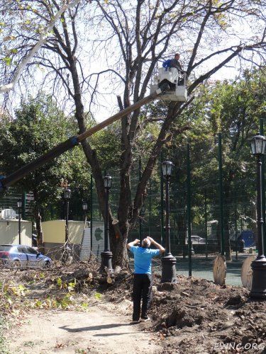 (2014.09.17) "Реконструкция" сквера Дружбы