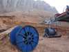 Все стройматериалы и оборудование доставляются вертолётом