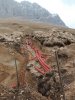 Прокладка коммуникаций к верхней станции канатной дороги