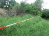 Оградительная лента возле нового отстойника