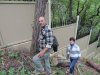 Активисты ЭкоВахты около забора дачи Патриарха