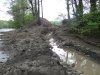 Один из каналов для сброса воды из карьера в реку Пшиш