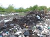 Следы крупных возгораний на свалке