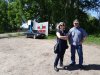 Кейт Уоттерс и Сергей Соляник, активисты экоорганизации "Crude Accountability", приехавшие на свидание к Евгению Витишко