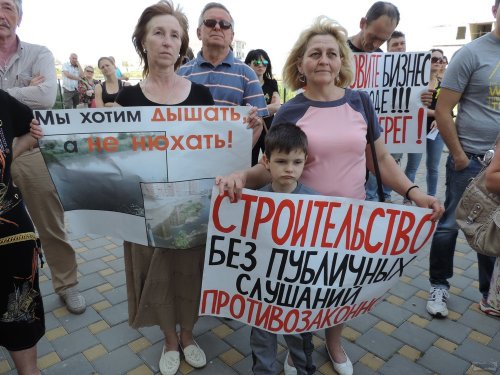 Жители считают недопустимым, что строительство началось без публичных слушаний