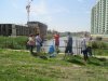 Местные жители, перед началом субботника 