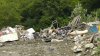 Полицейская спецоперация возле свалки в селе Черешня