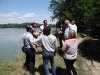 На месте планируемого строительства домов ДНТ "Берег Кубани" - здесь незаконно приватизированы берег и дамба