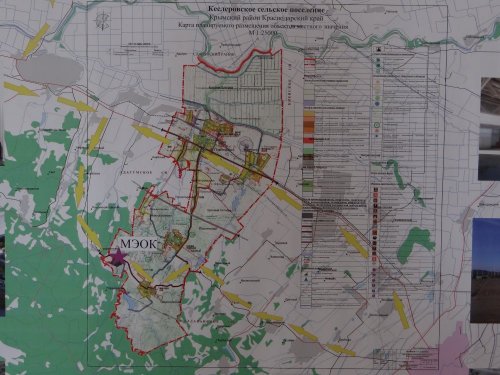 Карта Кеслеровского сельского поселения 