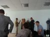 Витишко беседует с представителем "Открытой России" Марией Бароновой