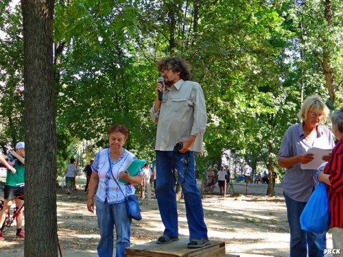Выступление координатора Экологической Вахты Андрея Рудомахи