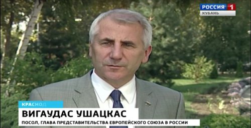 Посол Европейского Союза в России Вигаудас Ушацкас