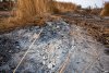 Зола от которой разносится очень едкий запах 