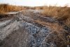 На этом месте производилось сжигание мусора 