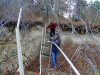 Активисты ЭкоВахты на инспекции заборов вокруг дачи Ремезкова