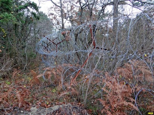 Забор вокруг "дачи Ремезкова" в Ленинградской щели (село Бжид)