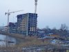 Строящийся дом ЖК "Курортный берег" стоит на самом берегу Карасуна