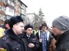 Ростовское шоссе. Общение защитников деревьев с полицией