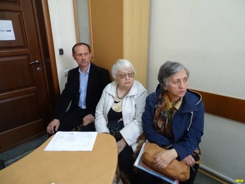 Представители инициативной группы жителей на судебном заседании