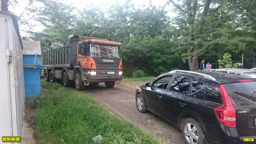 «Мега-Альянс» засыпает территорию, отведенную под зеленую зону