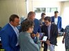 Юрий Гриценко, Андрей Рудомаха, Игорь Мазурок и Сергей Усенко обсуждают вопрос, было ли законным строительство ЖК "Белые паруса"