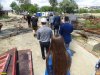 Делегация чиновников и общественности осматривают территорию строительства ЖК "Белые паруса"