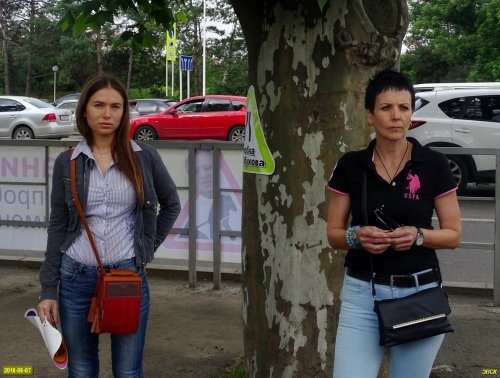 Участники провокационного сбора подписей