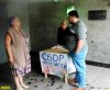 Стол для сбора подписей за расширение расширяющегося Ростовского шоссе