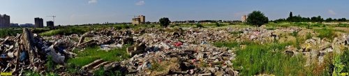 Панорама свалки в Павловских плавнях