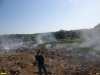 Свалка  в Горячем Ключе продолжает гореть