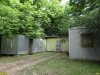 Вагончики, в которых ночует охрана динской дачи Ремезкова