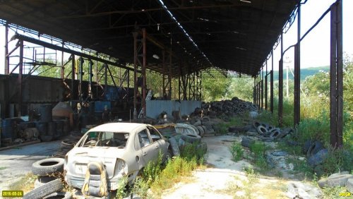Производство ЗАО "АББА" по переработке резины в станице Нижнебаканская