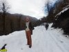 Член Совета Экологической Вахты Владимир Кимаев на инспекции незаконной дороги в Сочинском нацпарке