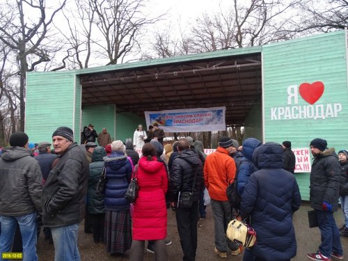 Общественный митинг против внесения изменений в генплан в Чистяковской роще