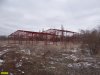 Частично демонтированный "гольф-ангар" на Большом острове озера Старая Кубань