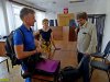 Активисты ЭВСК в суде после завершения судебного заседания по делу "Минюст против ЭВСК"