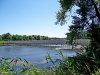 "Дача Ремезкова". Мост-забор, перегораживающий русло реки Кочеты
