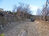Криница. Трасса под дорогу к дворцу, прорезанная в горном рельефе