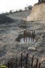 Основание под подпорную стену вокруг планируемого строительства дворца в Кринице