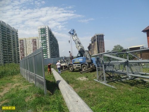 Строительство вышки сотовой связи в микрорайоне Пашковский Краснодара