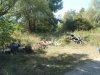 Незаконная свалка мусора возле очистных сооружений