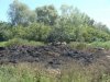 Сгоревший стог сена в ЛПХ Д.Просвирякова