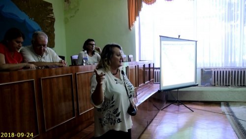 Выступает Наталья Калиновская (ТОС "Псоу")