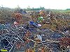 Свалка возле Абинска. Древесные отходы перемешаны с бытовым мусором